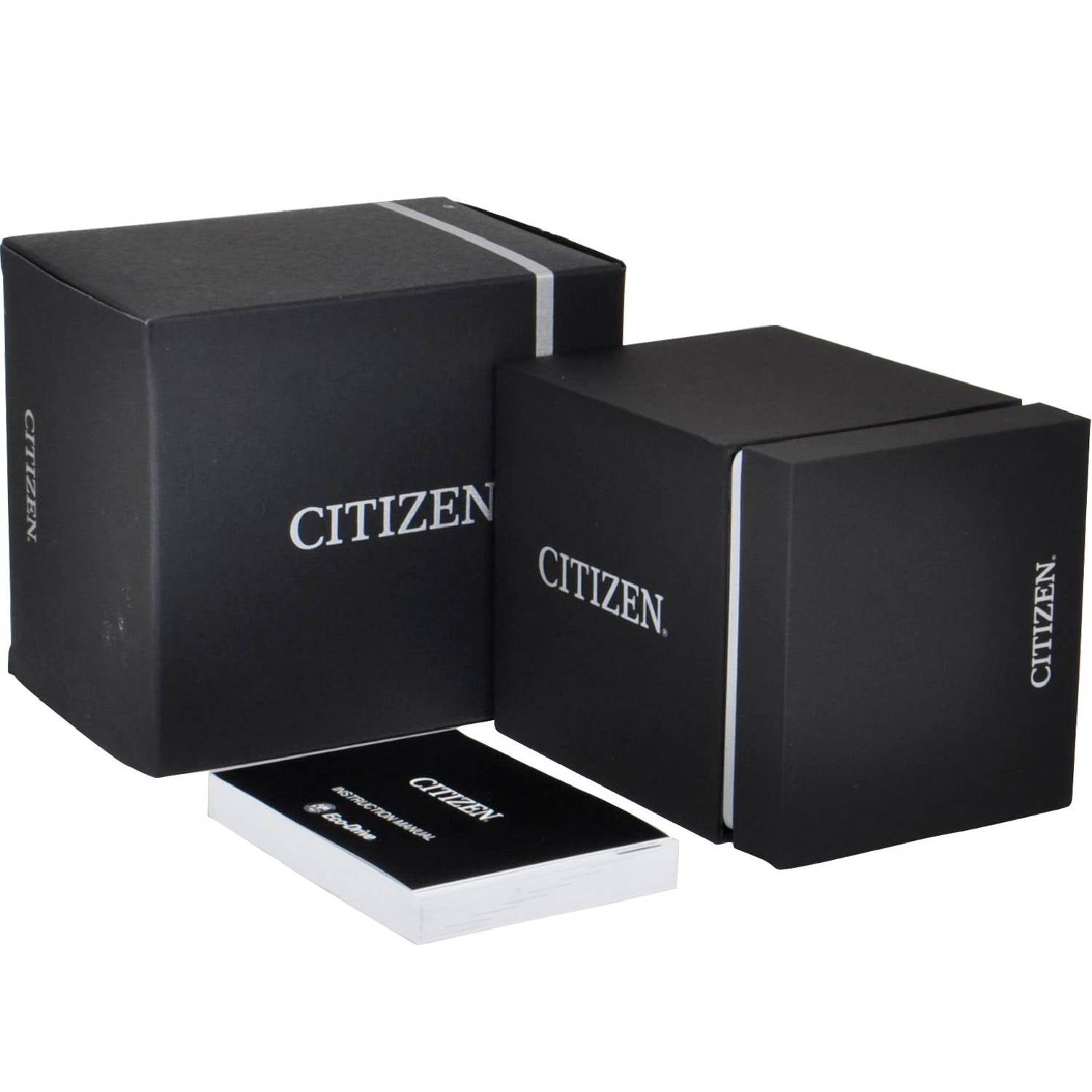 Orologio Uomo Citizen Verde Militare Eco-Drive Solo Tempo Acciaio Data BM7635-01X